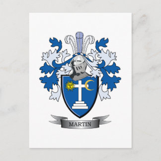 Martin Coat of Arms Postkarte