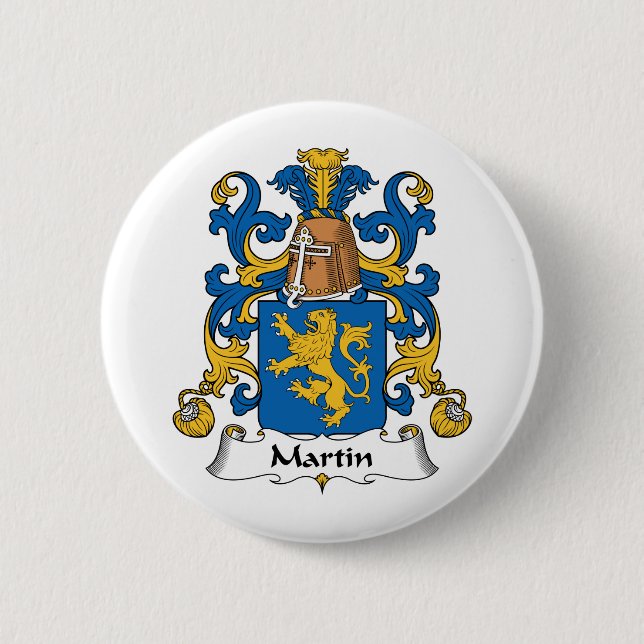 Martin-Familienwappen Button (Vorderseite)