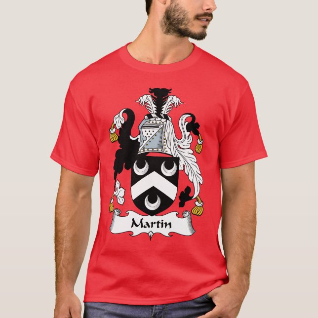 Martin-Familienwappen T-Shirt (Vorderseite)