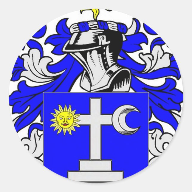 Martin (Irland) Runder Aufkleber (Vorderseite)