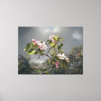 MARTIN J. HEADE - Apfelblüten und Hummingbird -
