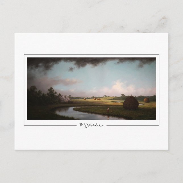 Martin Johnson Heade #104 - Fine Art Postcard Postkarte (Vorderseite)