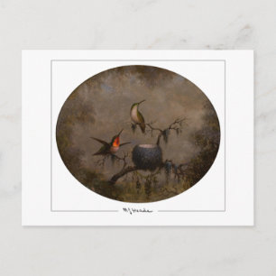 Martin Johnson Heade #131 - Fine Art Postcard Postkarte