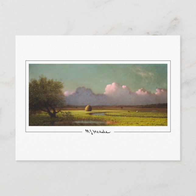 Martin Johnson Heade #31 - Fine Art Postcard Postkarte (Vorderseite)