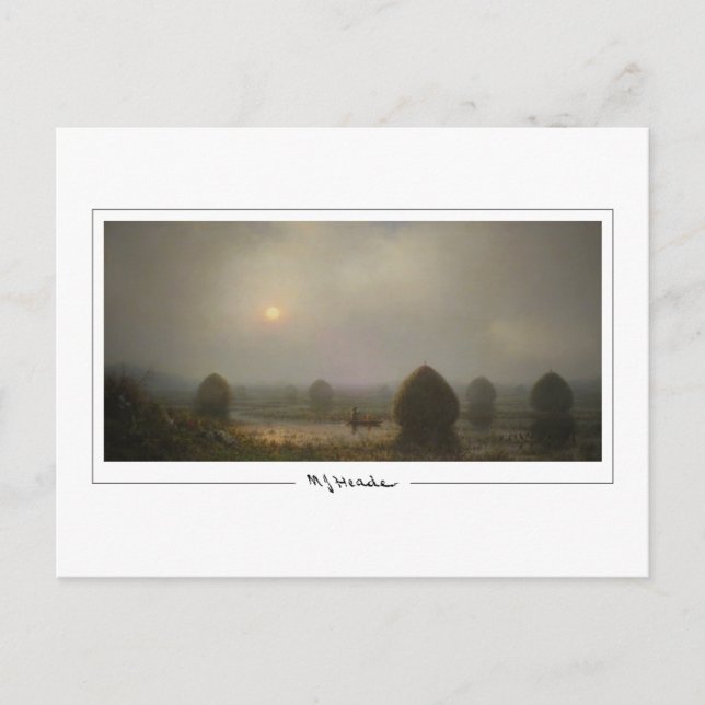 Martin Johnson Heade #84 - Fine Art Postcard Postkarte (Vorderseite)