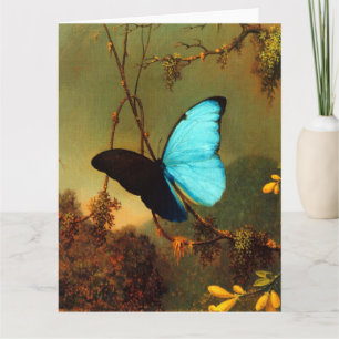 Martin Johnson Heade Blue Morpho Butterfly Karte