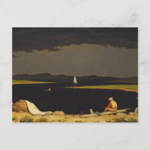 Martin Johnson Heade - Gewitter nähern Postkarte