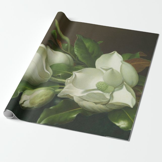 Martin Johnson Heade - Magnolias Geschenkpapier (Ungerollt)