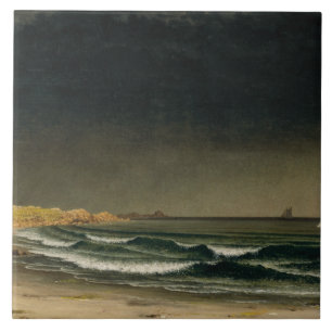 Martin Johnson Heade - Sturm nähern Fliese