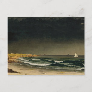Martin Johnson Heade - Sturm nähern Postkarte