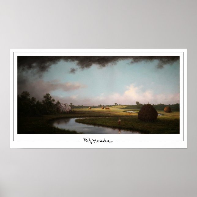 Martin Johnson Heade Zedign Art Poster #104 (Vorne)