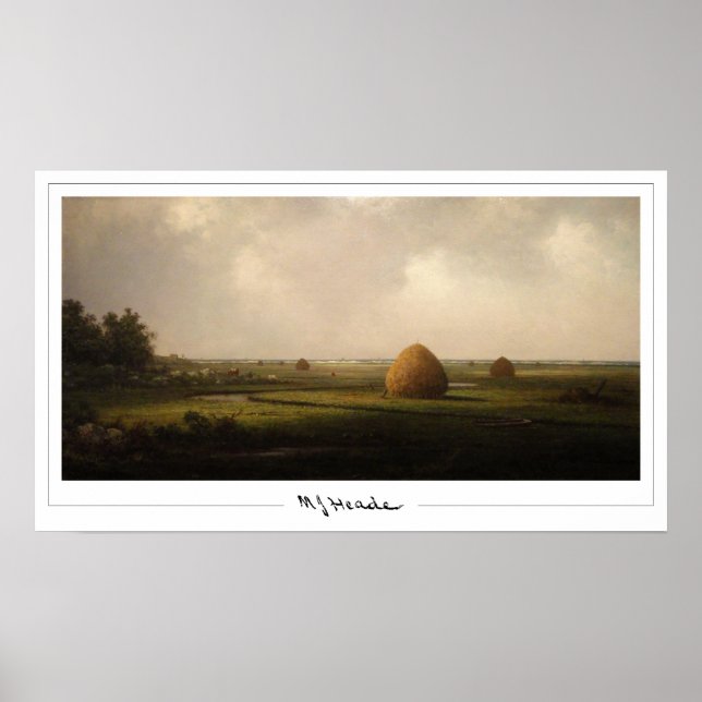 Martin Johnson Heade Zedign Art Poster #159 (Vorne)