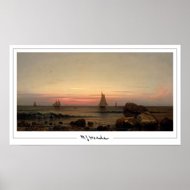 Martin Johnson Heade Zedign Art Poster #168 (Vorne)