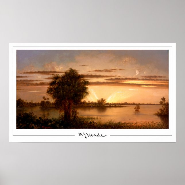 Martin Johnson Heade Zedign Art Poster #253 (Vorne)