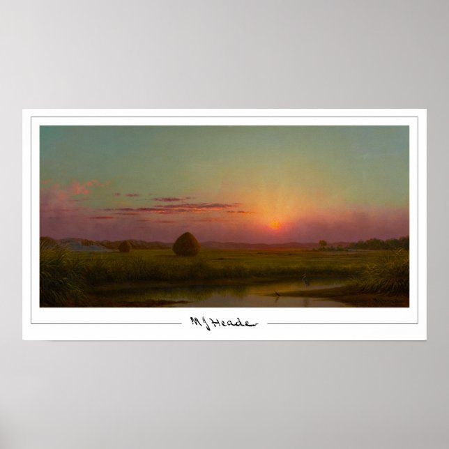 Martin Johnson Heade Zedign Art Poster #42 (Vorne)