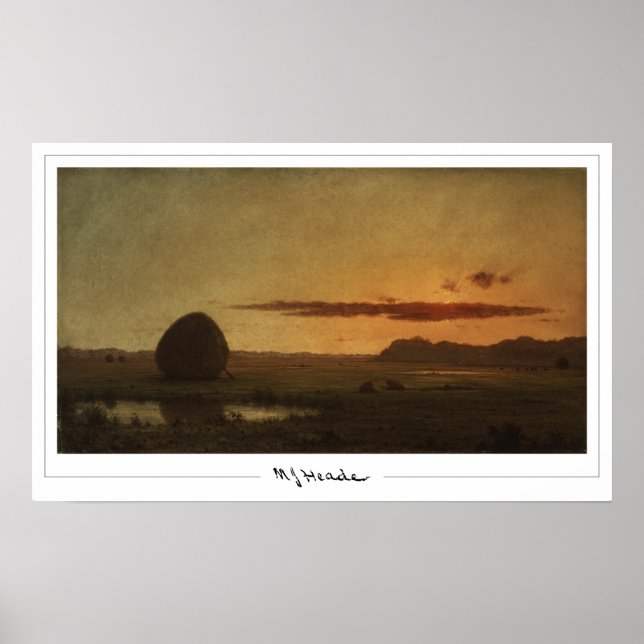 Martin Johnson Heade Zedign Art Poster #54 (Vorne)