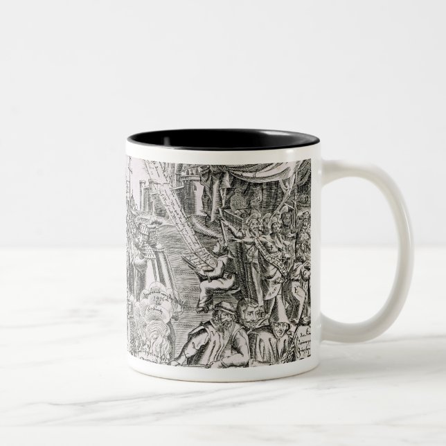 Martin Luther 2 Zweifarbige Tasse (Rechts)