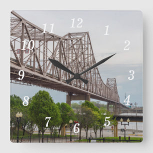 Martin Luther Bridge Wall Clock Quadratische Wanduhr