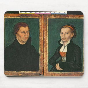 Martin Luther, Katharina von Bora, c.1526 Mousepad