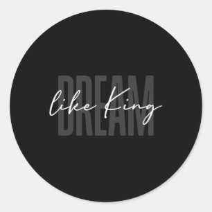 Martin Luther King Tag Black History Month I Have  Runder Aufkleber