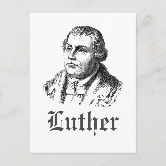 Martin Luther Postcard Postkarte (Vorderseite)