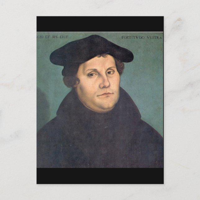 Martin Luther Postkarte (Vorderseite)