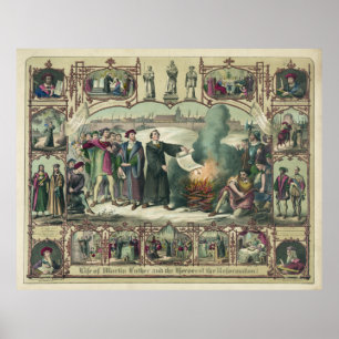 Martin Luther und Helder der Verbesserung [1874] Poster