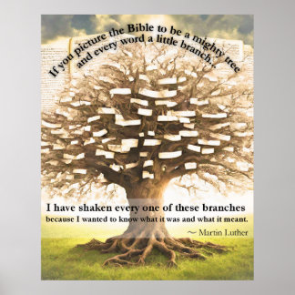 Martin Luther Zitat-Poster Poster