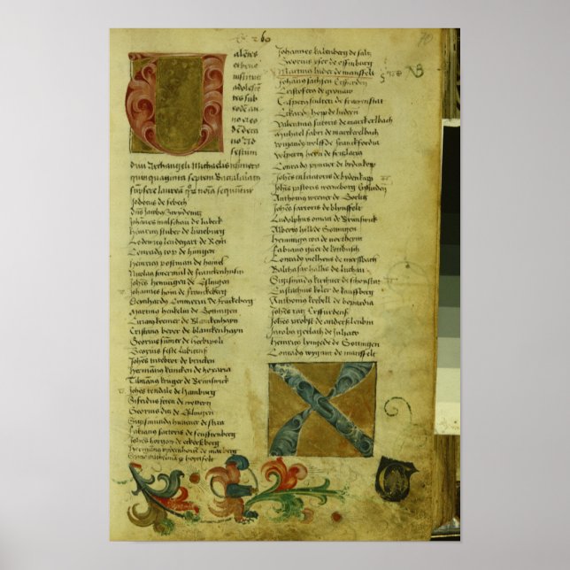 Martin Luthers Anmeldeformular Poster (Vorne)