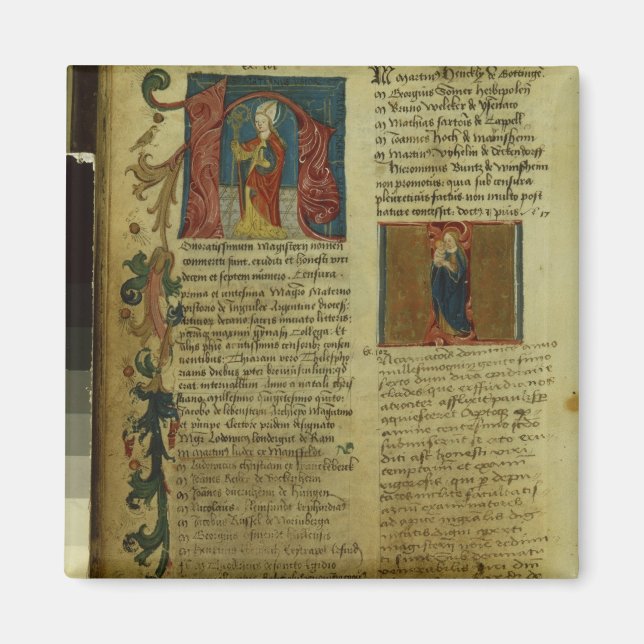 Martin Luthers Einschreibung Magnet (Vorne)