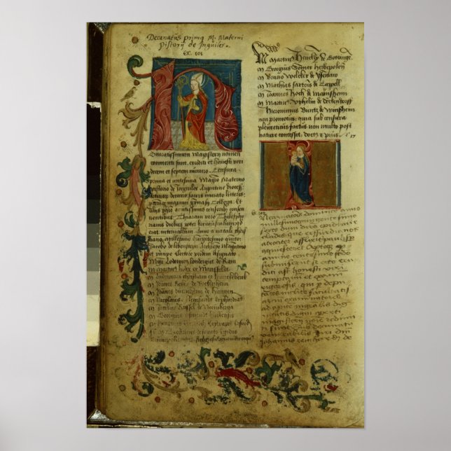 Martin Luthers Einschreibung Poster (Vorne)