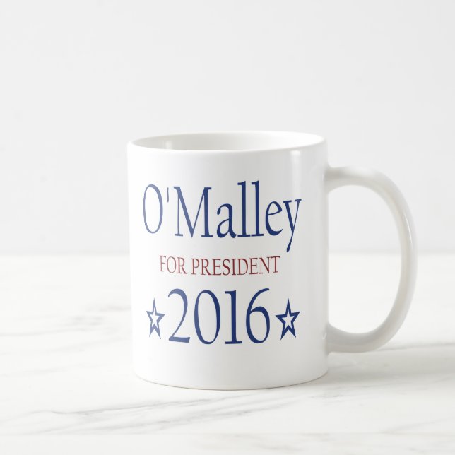 Martin O'Malley für Präsidenten 2016 Kaffeetasse (Rechts)