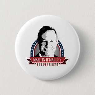 Martin O'Malley für Präsidenten 2016 Spangled Button
