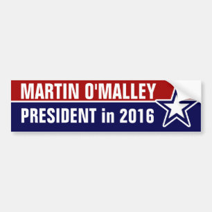 Martin O'Malley im Jahre 2016 Autoaufkleber