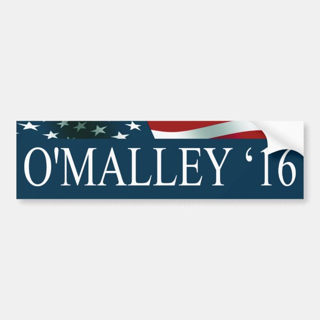 Martin O'Malley Präsident 2016 Autoaufkleber (Vorne)