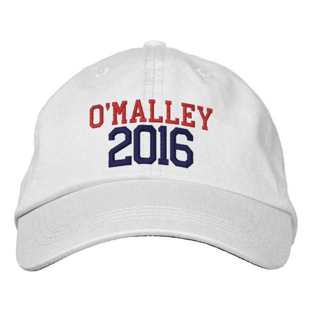 Martin O'Malley Präsident 2016 Bestickte Baseballkappe (Vorderseite)