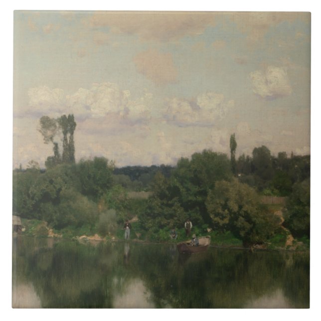 Martin Rico y Ortega - Auf der Seine Fliese (Vorderseite)