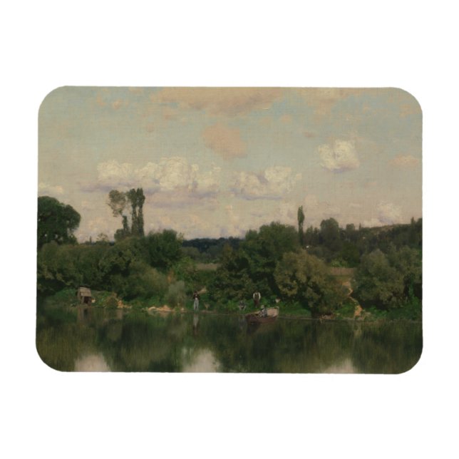 Martin Rico y Ortega - Auf der Seine Magnet (Horizontal)