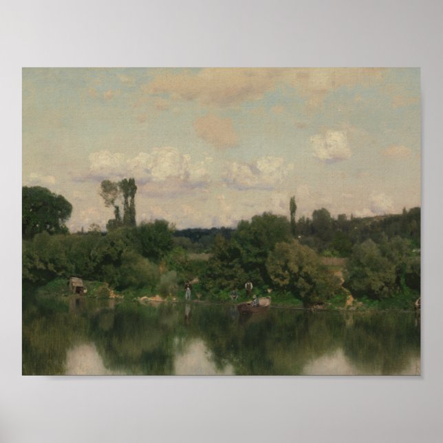 Martin Rico y Ortega - Auf der Seine Poster (Vorne)