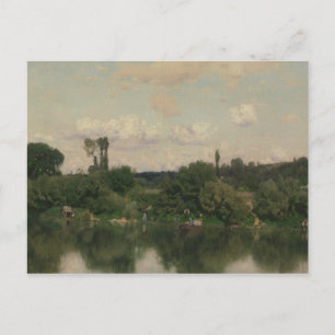 Martin Rico y Ortega - Auf der Seine Postkarte