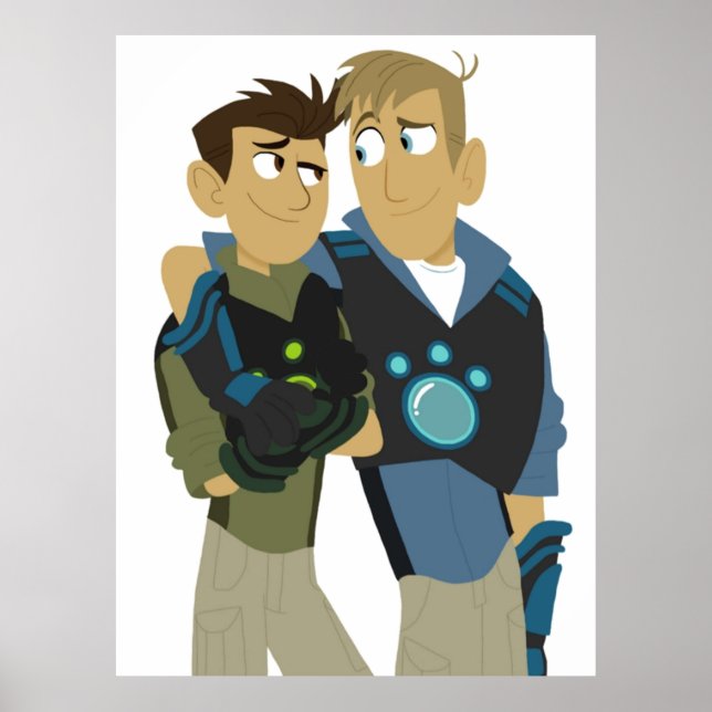 Martin und Chris Kratt Wild Kratts Poster (Vorne)