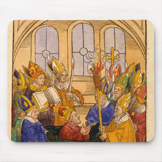 Martin V ist als Papst installiert Mousepad (Vorne)