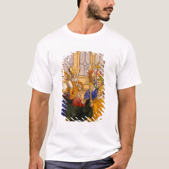 Martin V ist als Papst installiert T-Shirt (Vorderseite)