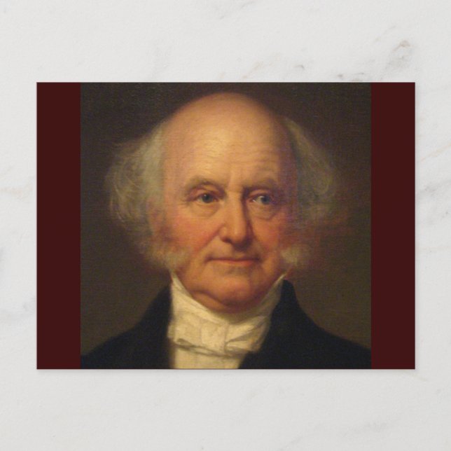 Martin Van Buren 8 Postkarte (Vorderseite)