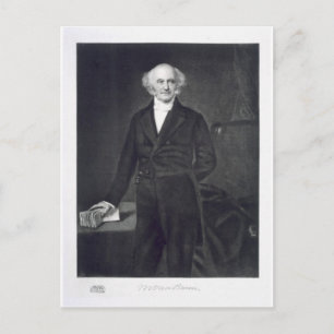 Martin Van Buren, 8. Präsident der Vereinigten Sta Postkarte