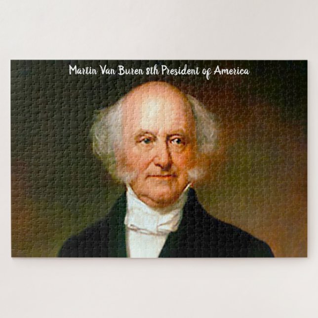 Martin Van Buren 8. Präsident von Amerika. Puzzle (Horizontal)