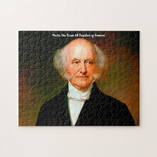 Martin Van Buren 8. Präsident von Amerika. Puzzle