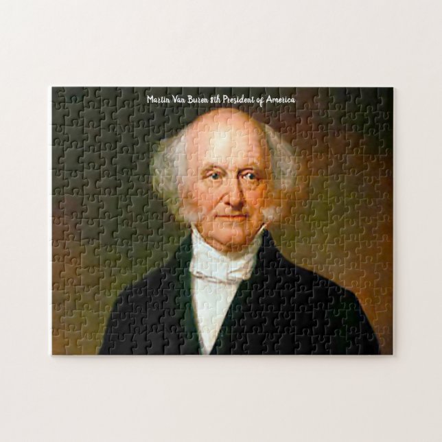 Martin Van Buren 8. Präsident von Amerika. Puzzle (Horizontal)