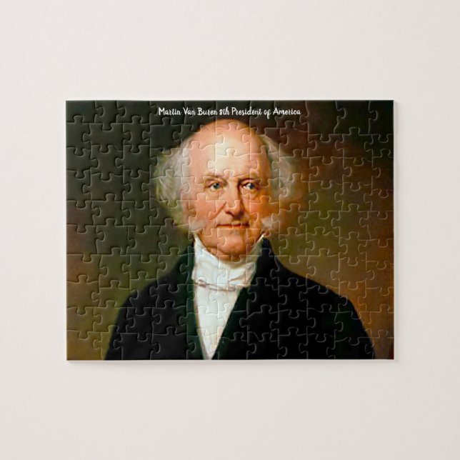 Martin Van Buren 8. Präsident von Amerika. Puzzle (Horizontal)