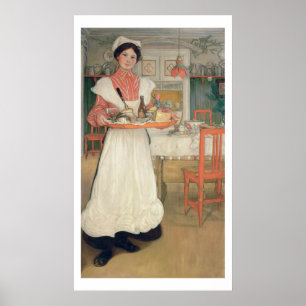 Martina Carry Breakfast on a Tray, 1904 Poster